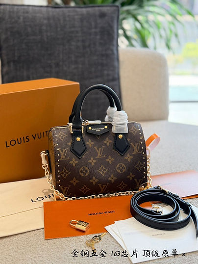 Blk Handle LV Bag