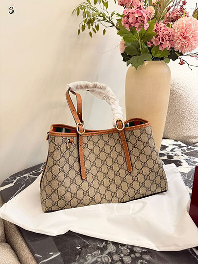GG Brown tote